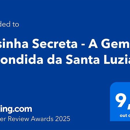 Appartamento Casinha Secreta - A Gema Escondida Da Santa Luzia Santa Luzia  Esterno foto